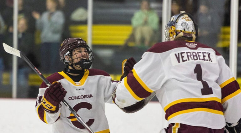 Concordia gagne le match, mais perd Leblanc